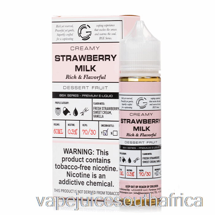 Vape Pods Strawberry Milk - Bsx Series - 60Ml 6Mg